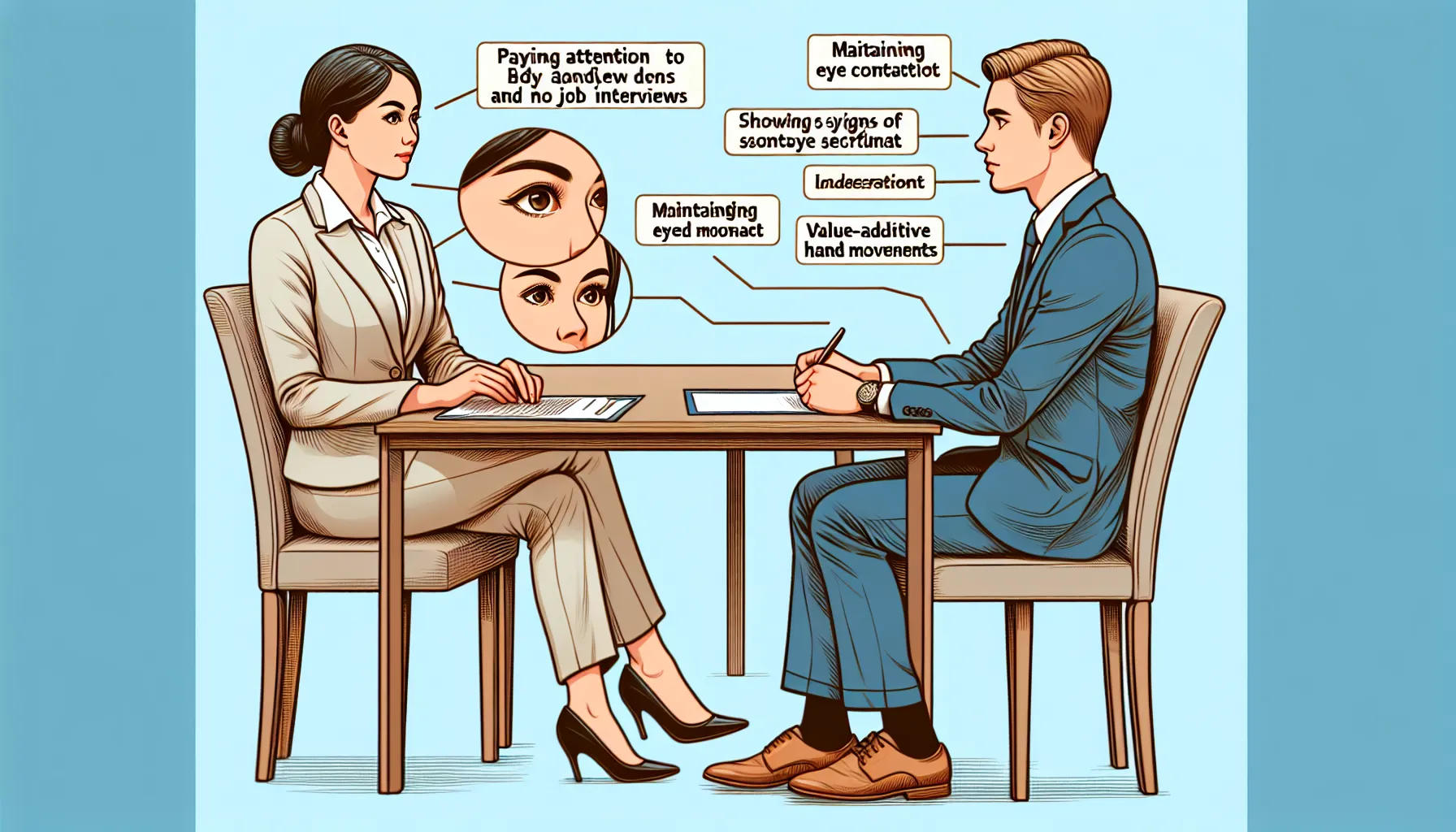 Paying Attention to Body Language and Non-Verbal Cues in Job Interviews