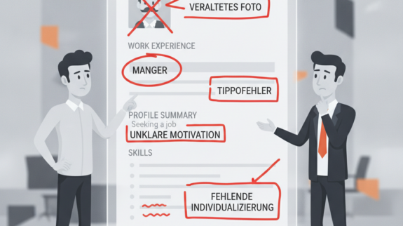 Profilfehler Bewerbung: Diese Fehler erkennen Recruiter sofort